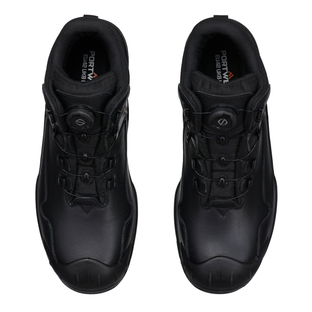 Portwest FC38 Composite Leather Ankle Safety Boots S3S in Black