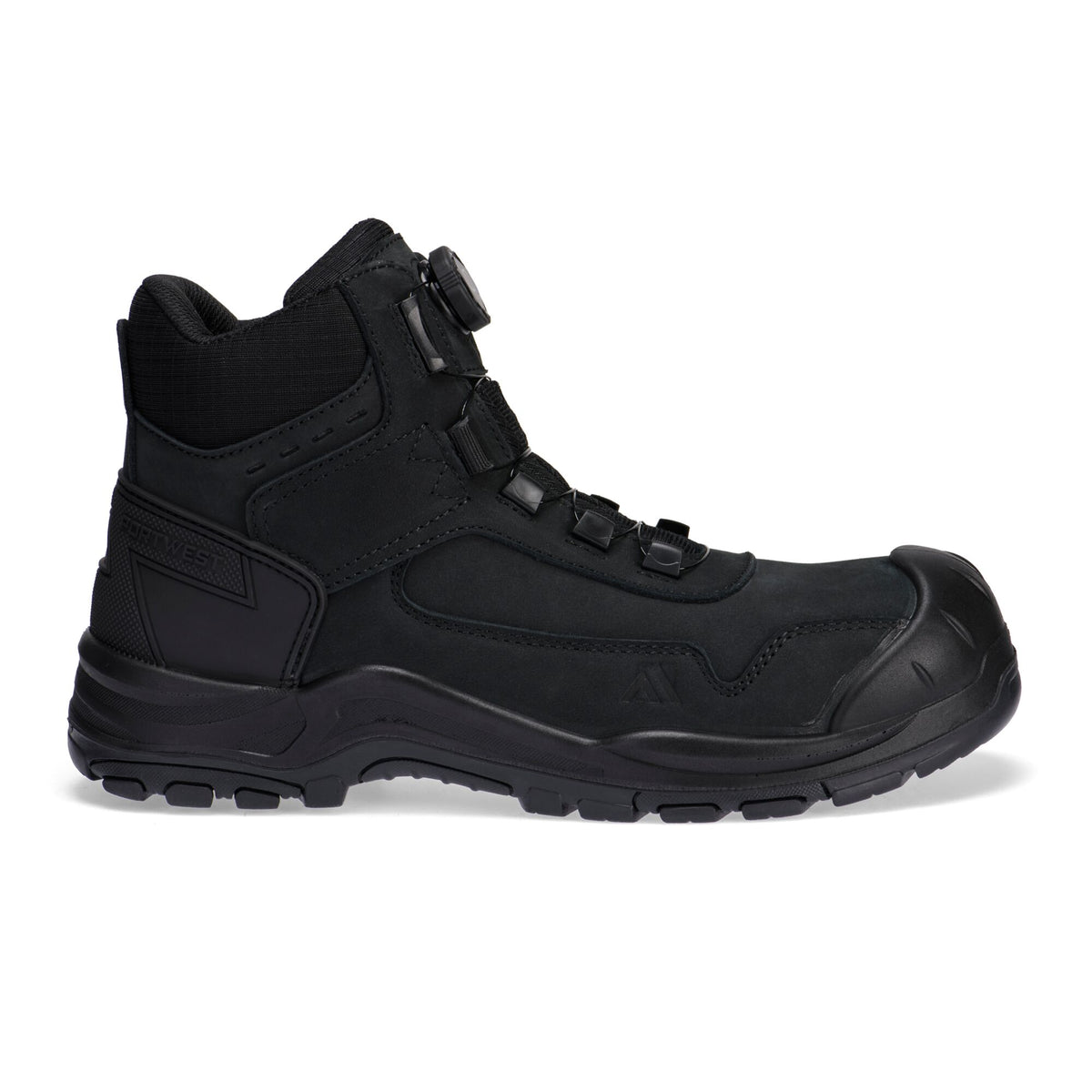Portwest FC39 Steel Nubuck Ankle Safety Boots S3 in Black