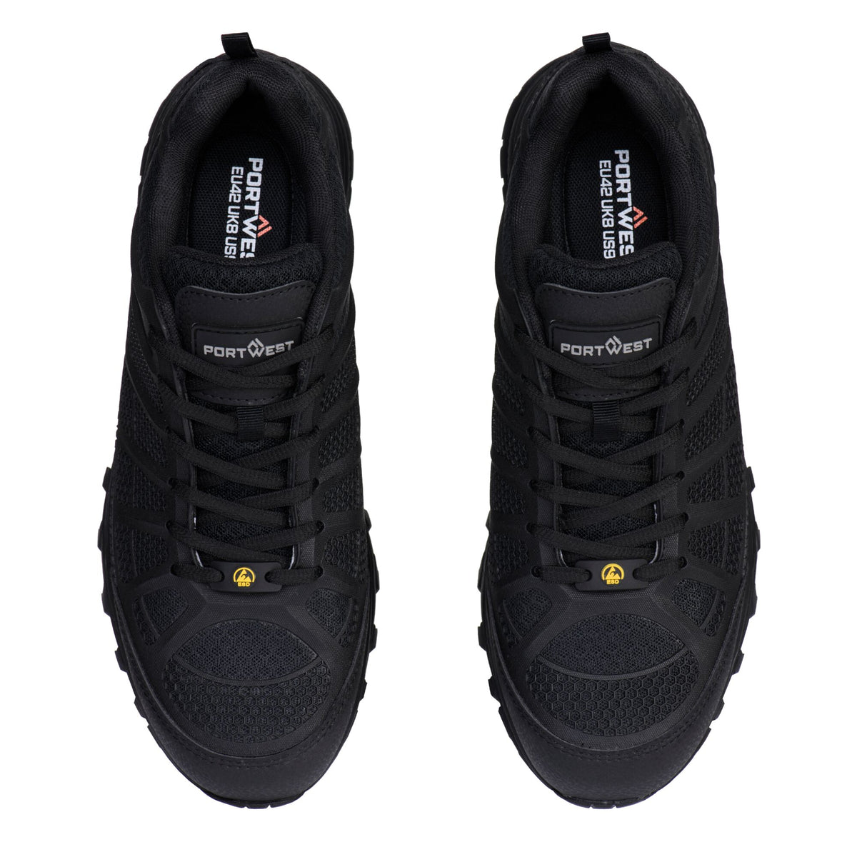 Portwest FC39 Steel Nubuck Ankle Safety Boots S3 in Black