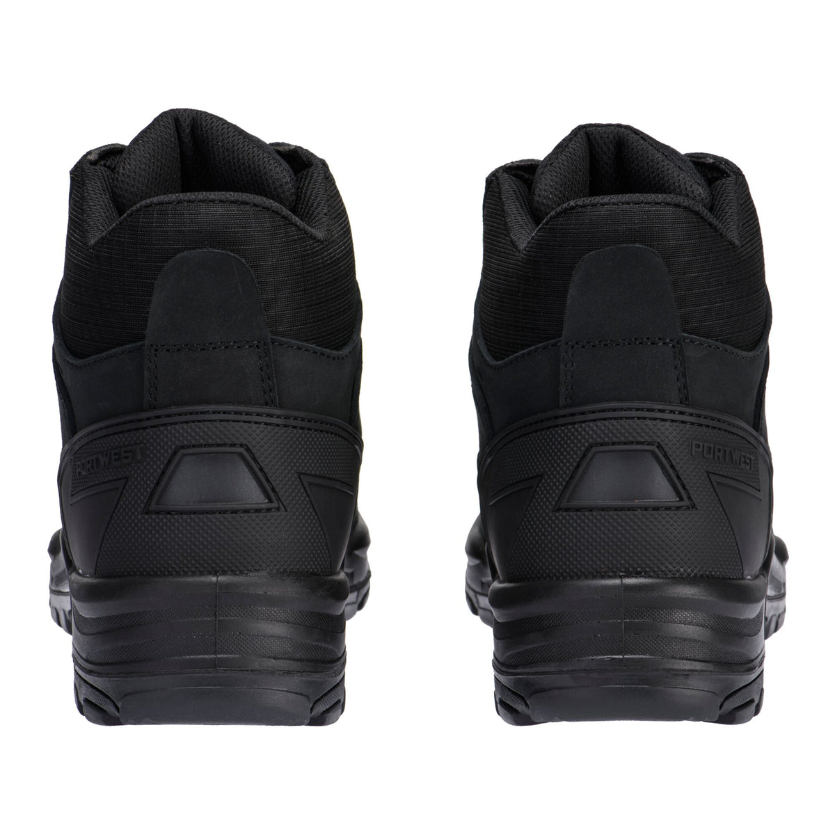 Portwest FC39 Steel Nubuck Ankle Safety Boots S3 in Black