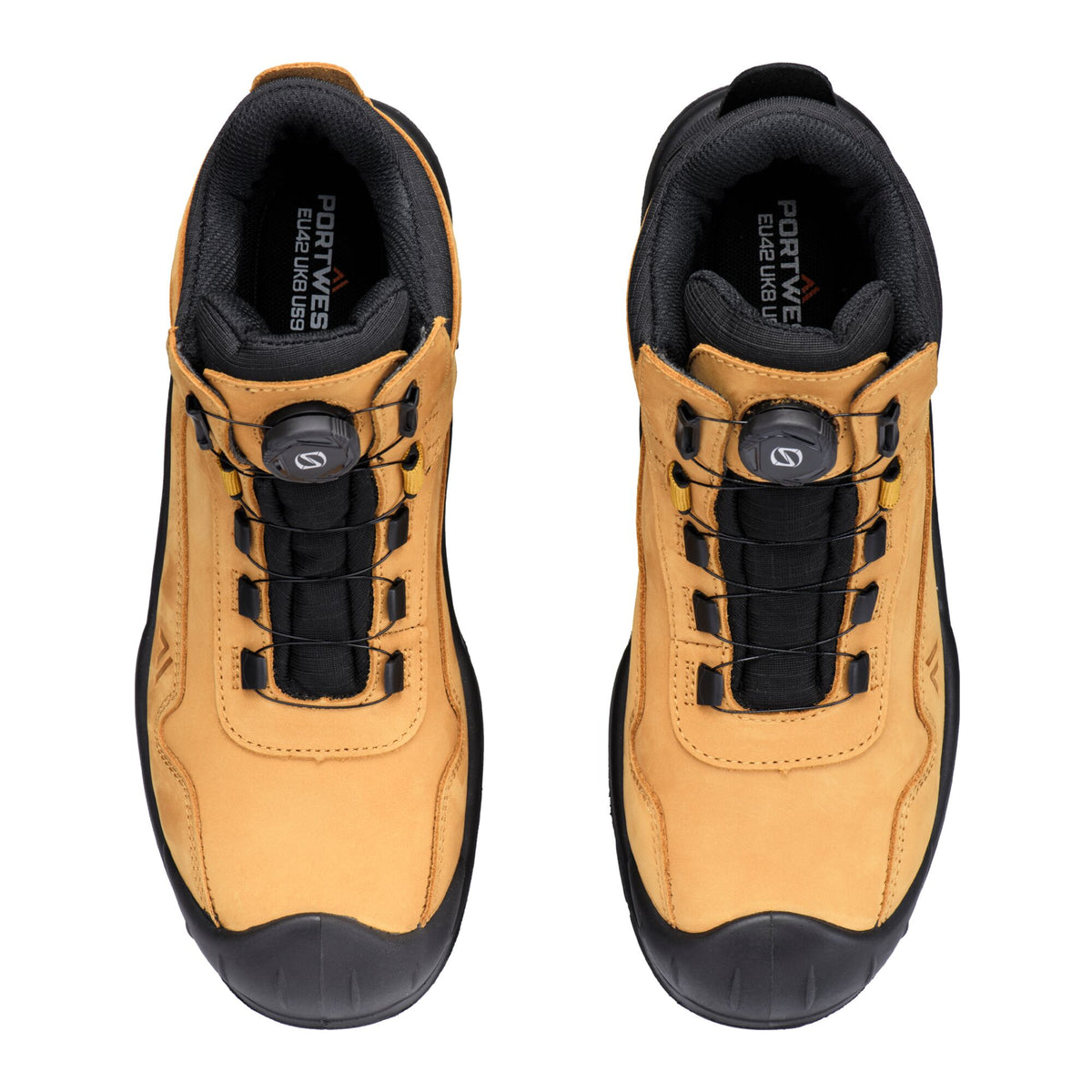 Portwest FC39 Steel Nubuck Ankle Safety Boots S3 in Wheat