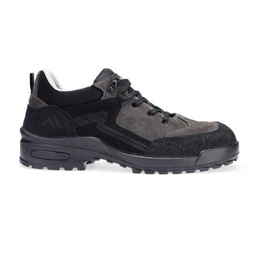 Portwest FT73 Steel Suede Leather Low Safety Shoes S3L in Black/Grey