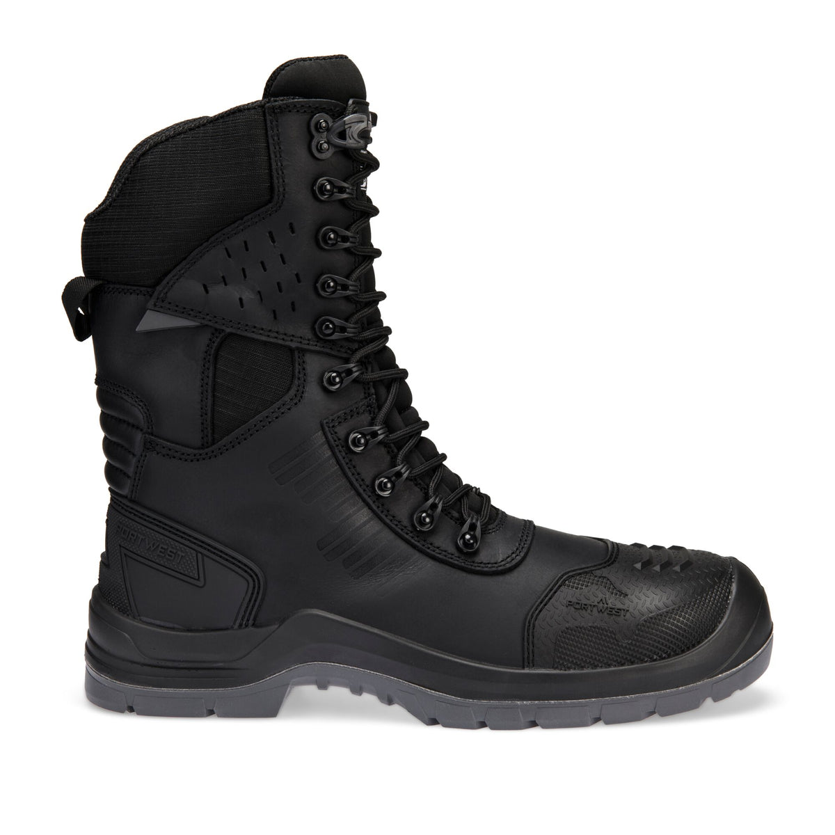 Portwest FV03 Composite Leather High Safety Boots S7L in Black
