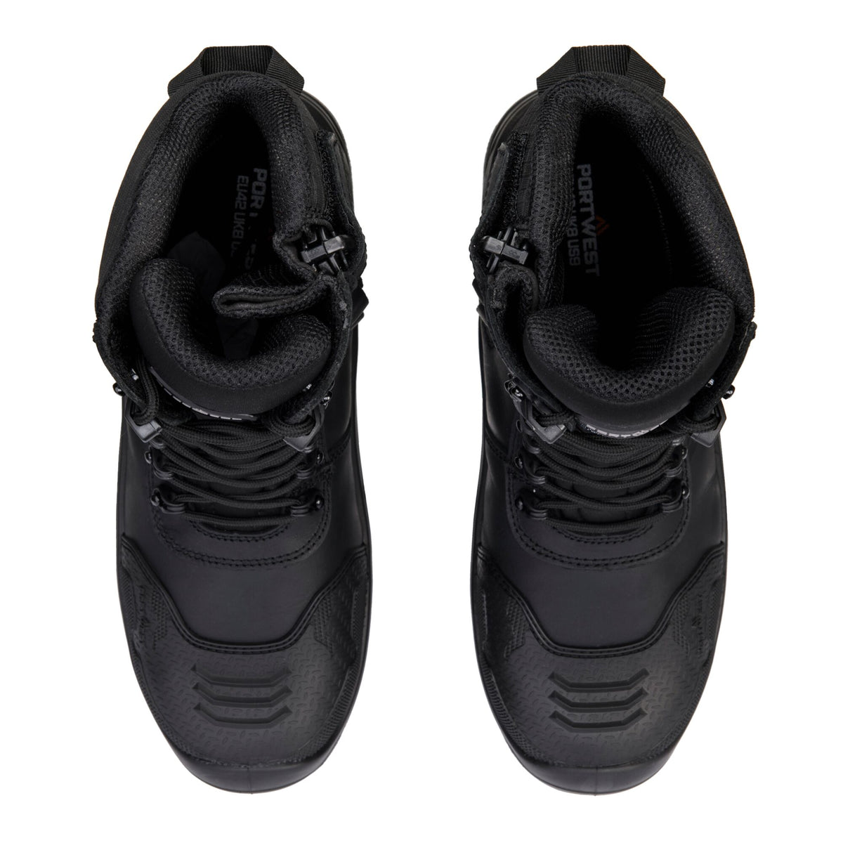 Portwest FV03 Composite Leather High Safety Boots S7L in Black