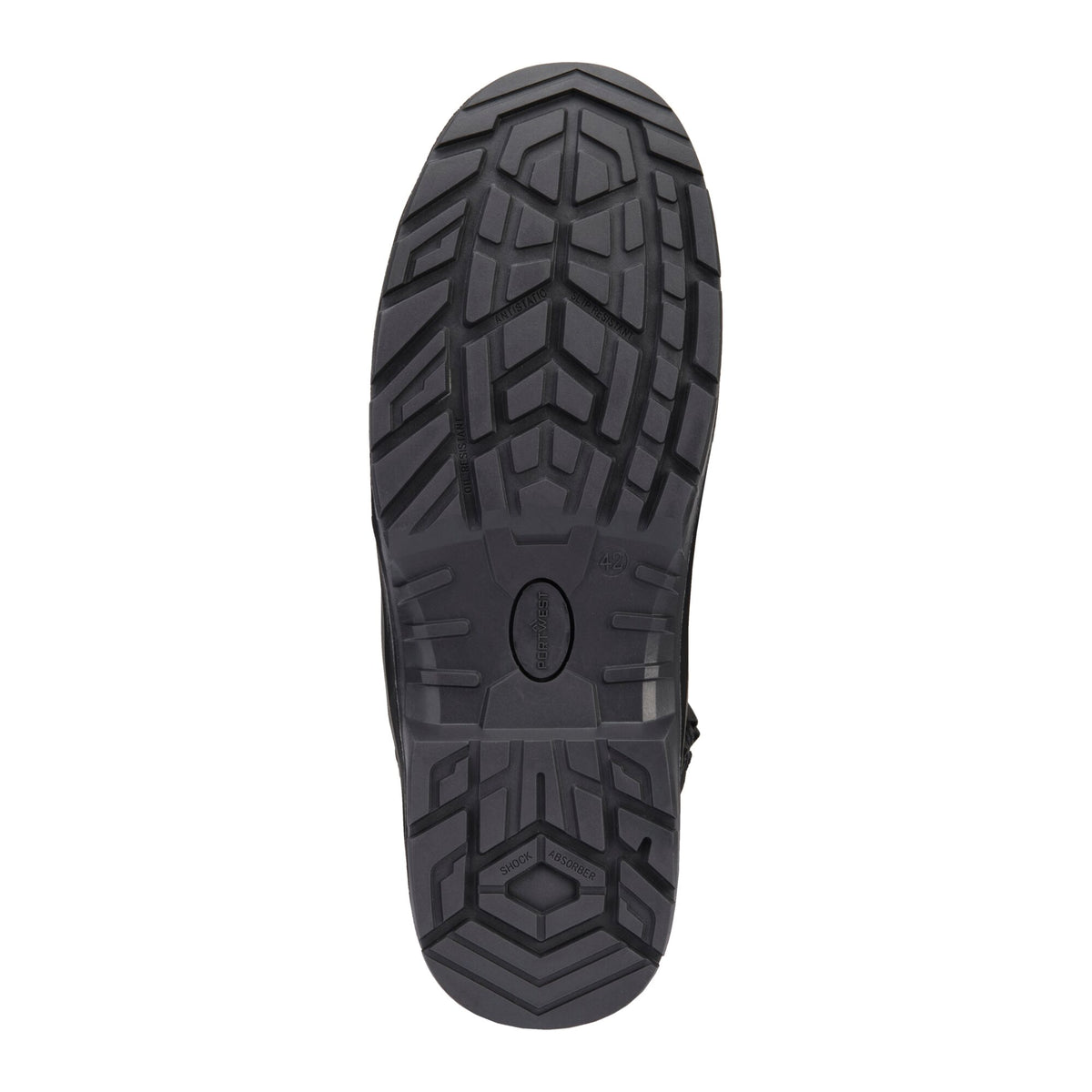 Portwest FV06 Composite Nubuck Mid Safety Boots S7L in Black