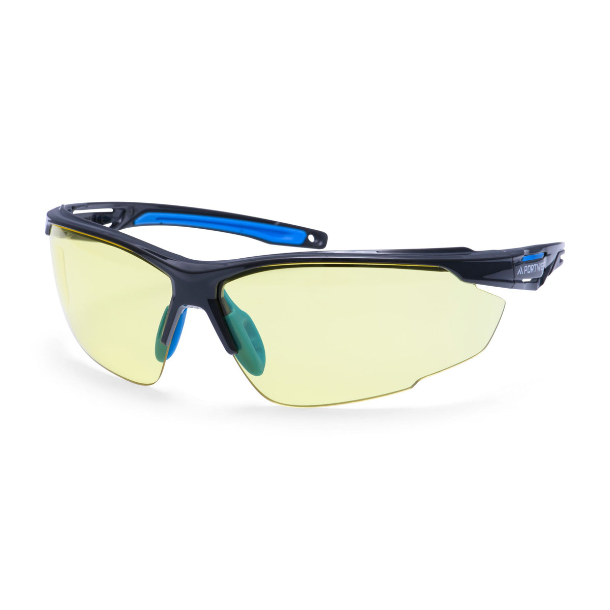 Portwest PS37 Anthracite KN Safety Glasses, Amber lens