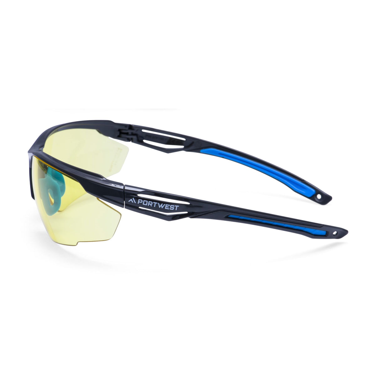 Portwest PS37 Anthracite KN Safety Glasses, Amber lens