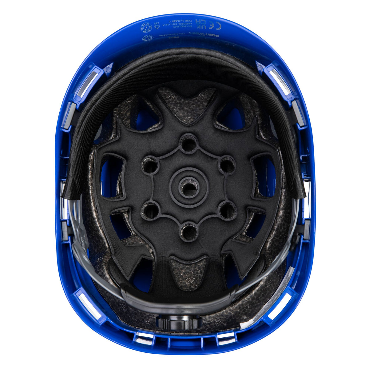 Portwest PS73 Height Endurance Mountaineer Safety Helmet in Royal Blue